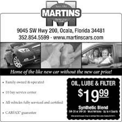 Used cars on a lot